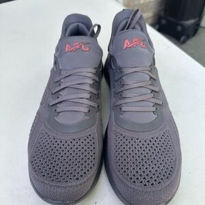 APL Men's Athletic Shoes in Gray and Red